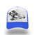 Shooting Cross Motorsport Blue Trucker Hat