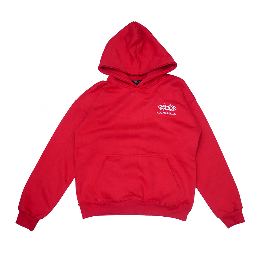 LAFAMILIA RED HOODIE