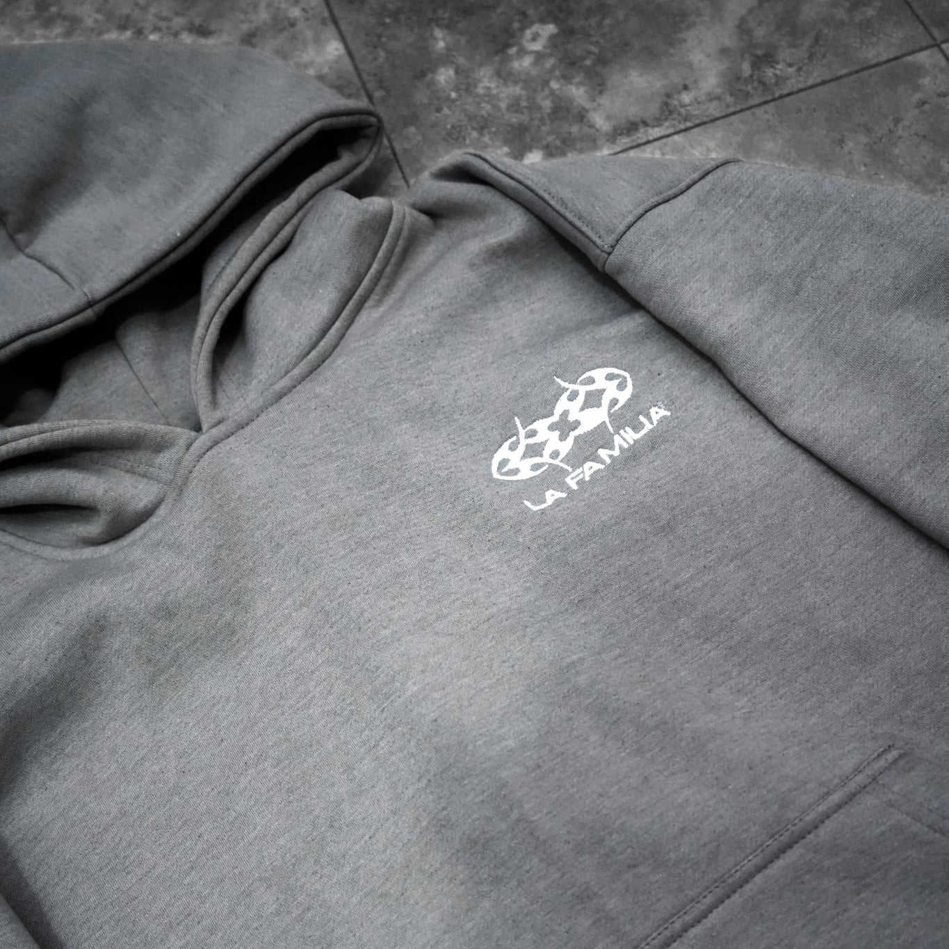 LAFAMILIA GRAY HOODIE
