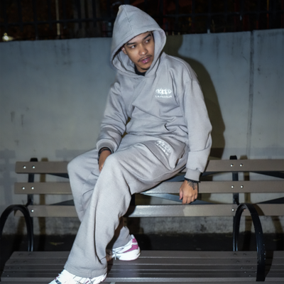 LAFAMILIA GRAY HOODIE