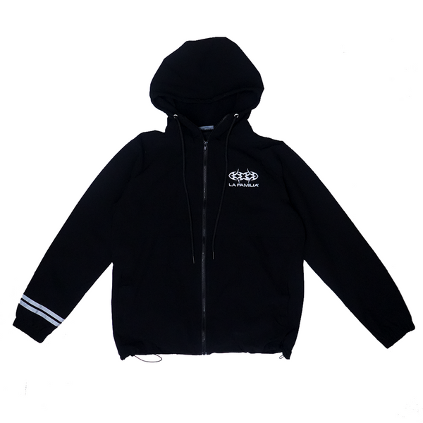 ブルゾンfami&lia様 LAFAMILIA NYLON ZIP UP - BLACK - LaFamilia