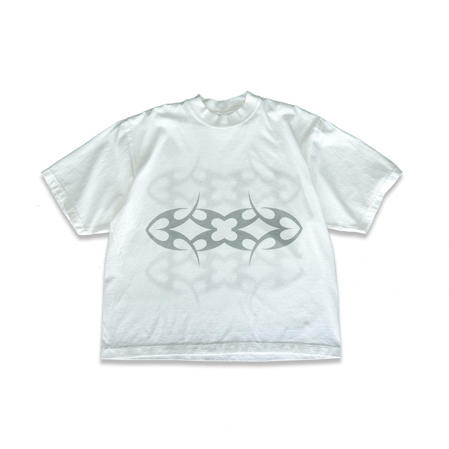 LAFAMILIA BOXY T-SHIRT - White