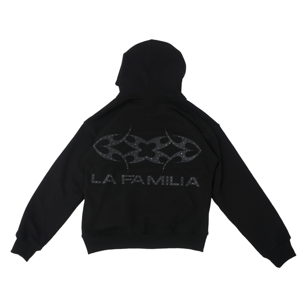 LAFAMILIA ICON HOODIE - Black/Gray - LaFamilia