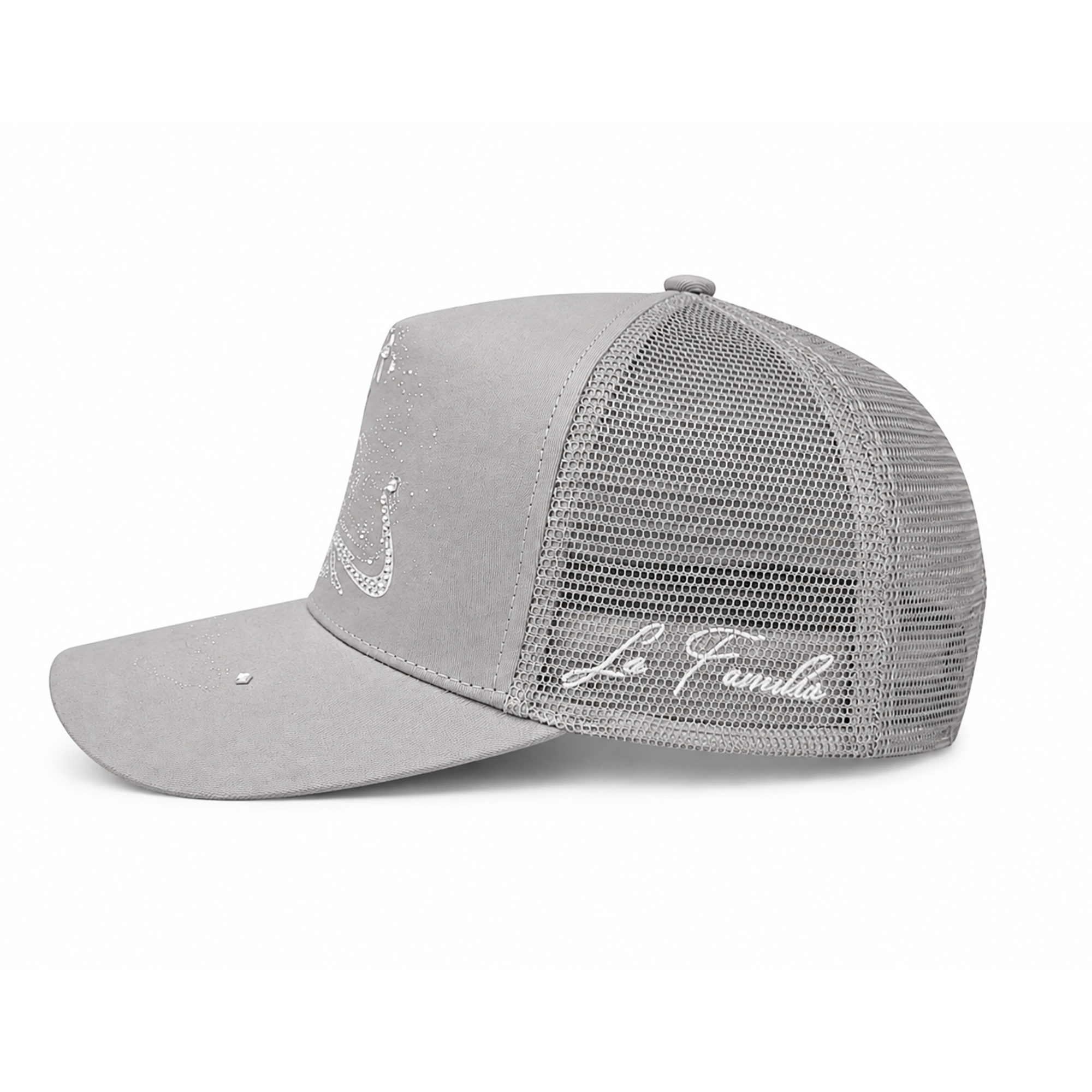 Shooting Cross Trucker Hat - Cool Gray