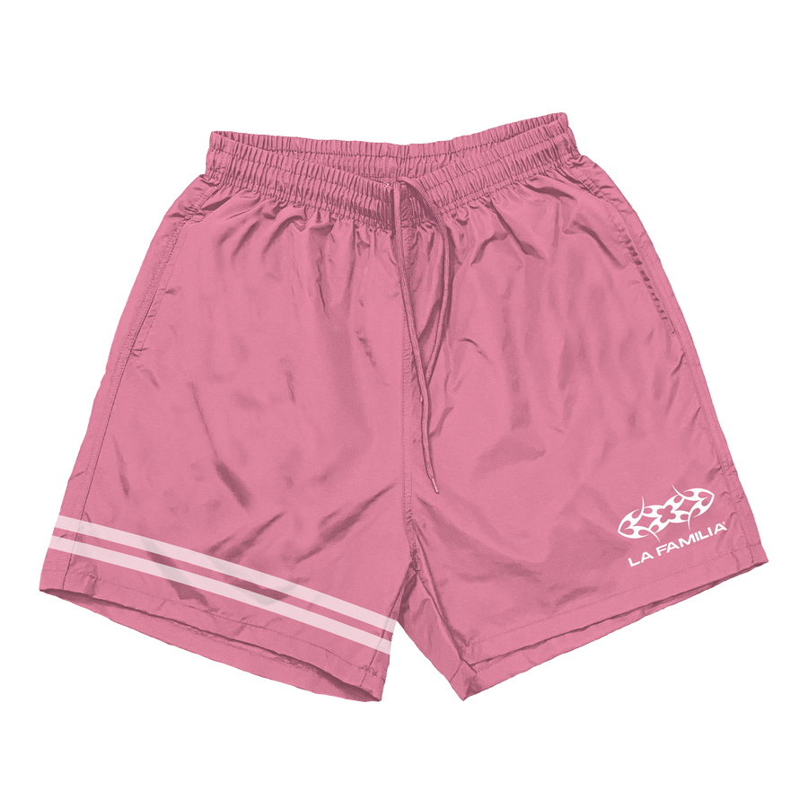 LAFAMILIA NYLON SHORTS - PINK