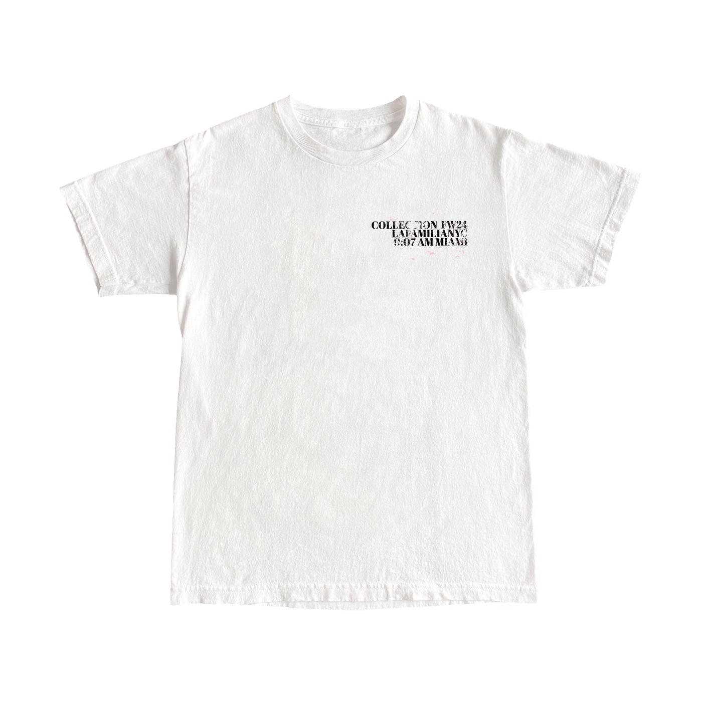 LAFAMILIA Shooting Cross Shirt - White