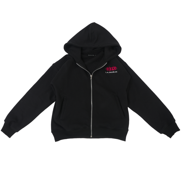 LAFAMILIA ICON HOODIE - Black/Red - LaFamilia