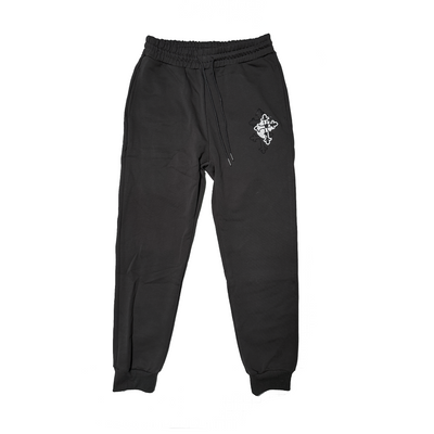 LF Triple Cross Rhinestone Sweatpants - LaFamilia LF Triple Cross Rhinestone Sweatpants - LaFamilia