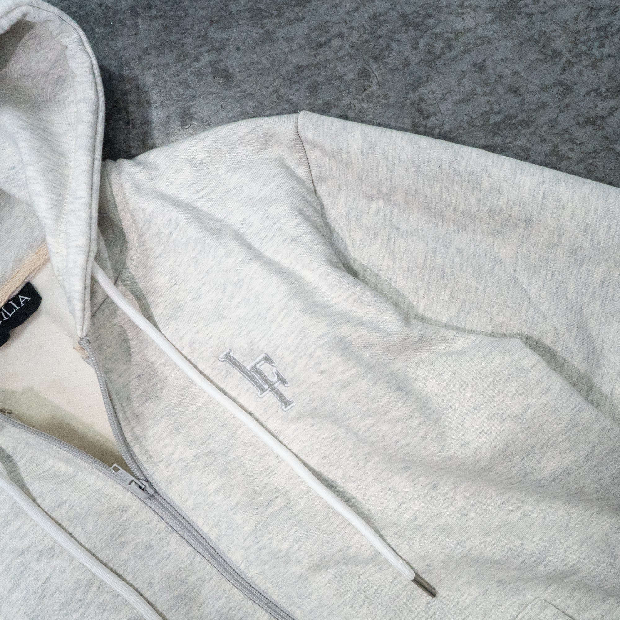 LF CLASSIC ZIP UP - COOL GREY