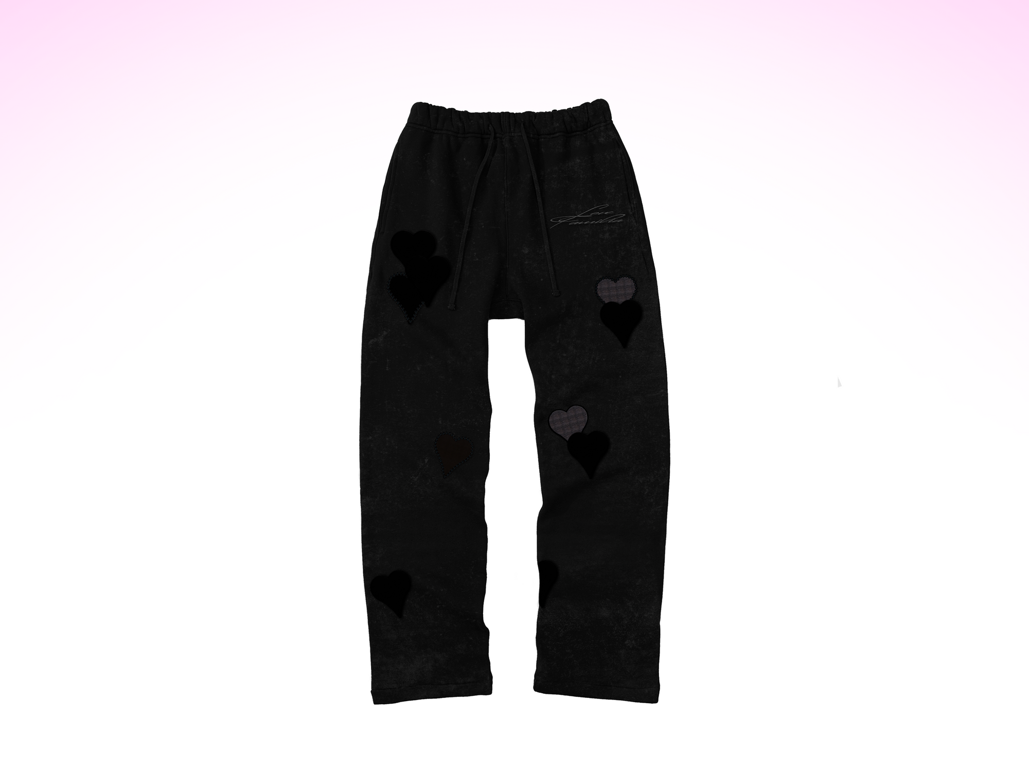 Love Familia Flares Sweatpants - Black