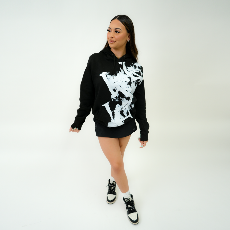 LAFAMILIA DISTORTED LOGO SWEATSHIRT